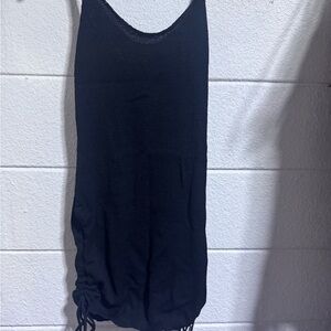 Black Sleeveless Knit Dress - size small